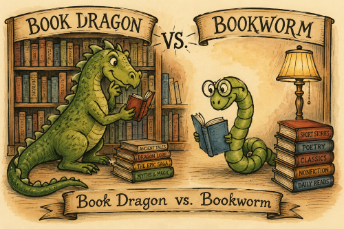 Book Dragon Vs the Bookworm